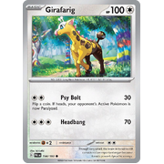 Girafarig 154/193 Common Paldea Evolved Pokemon Card