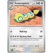 Reverse Holo Dudunsparce 157/193 Uncommon Paldea Evolved Pokemon Card