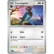 Reverse Holo Corvisquire 165/193 Common Paldea Evolved Pokemon Card