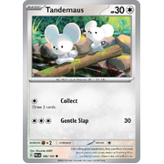 Reverse Holo Tandemaus 166/193 Common Paldea Evolved Pokemon Card