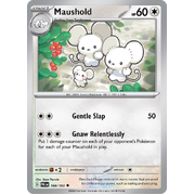 Reverse Holo Maushold 168/193 Uncommon Paldea Evolved Pokemon Card
