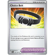 Reverse Holo Choice Belt 176/193 Uncommon Paldea Evolved Pokemon Card