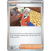 Reverse Holo Clavell 177/193 Common Paldea Evolved Pokemon Card