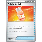 Reverse Holo Fighting Au Lait 181/193 Uncommon Paldea Evolved Pokemon Card