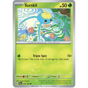 Surskit 001/182 Common Scarlet & Violet Paradox Rift Pokemon Card Reverse Holo