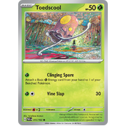 Toedscool 015/182 Common Scarlet & Violet Paradox Rift Pokemon Card Reverse Holo
