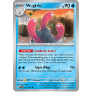 Wugtrio 053/182 Uncommon Scarlet & Violet Paradox Rift Pokemon Card Reverse Holo