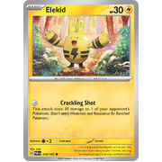 Elekid 059/182 Common Scarlet & Violet Paradox Rift Pokemon Card Reverse Holo