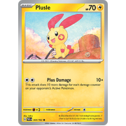 Plusle 060/182 Common Scarlet & Violet Paradox Rift Pokemon Card Reverse Holo