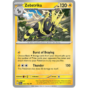 Zebstrika 063/182 Uncommon Scarlet & Violet Paradox Rift Pokemon Card Reverse Holo