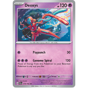 Deoxys 074/182 Rare Scarlet & Violet Paradox Rift Pokemon Card Reverse Holo