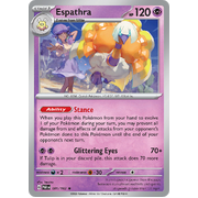 Espathra 081/182 Rare Scarlet & Violet Paradox Rift Pokemon Card Reverse Holo
