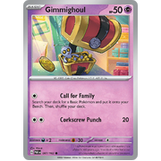 Gimmighoul 087/182 Common Scarlet & Violet Paradox Rift Pokemon Card Reverse Holo