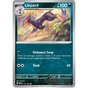 Liepard 115/182 Common Scarlet & Violet Paradox Rift Pokemon Card Reverse Holo