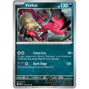 Yveltal 118/182 Rare Scarlet & Violet Paradox Rift Pokemon Card Reverse Holo