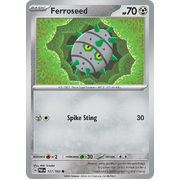 Ferroseed 127/182 Common Scarlet & Violet Paradox Rift Pokemon Card Reverse Holo