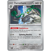Ferrothorn 128/182 Uncommon Scarlet & Violet Paradox Rift Pokemon Card Reverse Holo