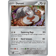 Durant 129/182 Uncommon Scarlet & Violet Paradox Rift Pokemon Card Reverse Holo