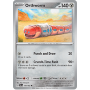 Orthworm 138/182 Uncommon Scarlet & Violet Paradox Rift Pokemon Card Reverse Holo
