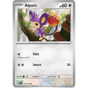 Aipom 145/182 Common Scarlet & Violet Paradox Rift Pokemon Card Reverse Holo