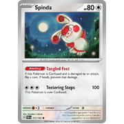 Spinda 151/182 Common Scarlet & Violet Paradox Rift Pokemon Card Reverse Holo