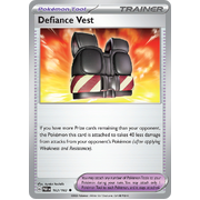 Defiance Vest 162/182 Uncommon Scarlet & Violet Paradox Rift Pokemon Card Reverse Holo