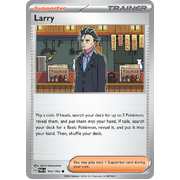 Larry 165/182 Uncommon Scarlet & Violet Paradox Rift Pokemon Card Reverse Holo