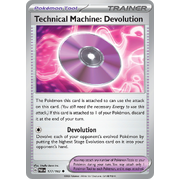 Technical Machine: Devolution 177/182 Uncommon Scarlet & Violet Paradox Rift Pokemon Card Reverse Holo
