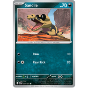 Sandile 064/094 Common Mega Evolutions Phantasmal Flames (ME02) Near Mint Pokemon Card