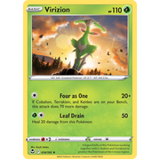 Reverse Holo Virizion 014/195 Rare Silver Tempest Pokemon Card Single