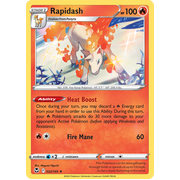 Reverse Holo Rapidash 022/195 Holo Rare Silver Tempest Pokemon Card Single
