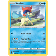 Reverse Holo Keldeo 046/195 Rare Silver Tempest Pokemon Card Single