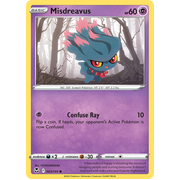 Reverse Holo Misdreavus 063/195 Common Silver Tempest Pokemon Card Single