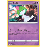 Reverse Holo Ralts 067/195 Common Silver Tempest Pokemon Card Single