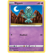 Reverse Holo Elgyem 079/195 Common Silver Tempest Pokemon Card Single