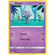 Espurr 081/195 Common Silver Tempest Pokemon Card Single