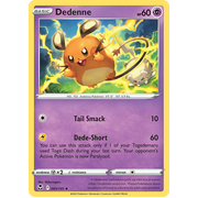 Reverse Holo Dedenne 085/195 Uncommon Silver Tempest Pokemon Card Single
