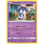 Indeedee 086/195 Common Silver Tempest Pokemon Card Single