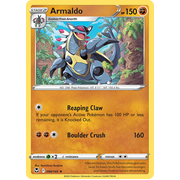Reverse Holo Armaldo 096/195 Rare Silver Tempest Pokemon Card Single