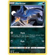 Reverse Holo Murkrow 106/195 Common Silver Tempest Pokemon Card Single