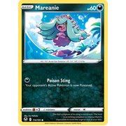 Reverse Holo Mareanie 114/195 Common Silver Tempest Pokemon Card Single