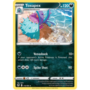 Reverse Holo Toxapex 115/195 Uncommon Silver Tempest Pokemon Card Single