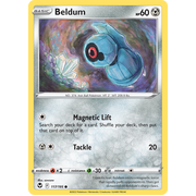 Reverse Holo Beldum 117/195 Common Silver Tempest Pokemon Card Single