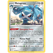 Metagross 119/195 Holo Rare Silver Tempest Pokemon Card Single
