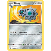 Reverse Holo Klang 124/195 Uncommon Silver Tempest Pokemon Card Single