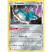 Reverse Holo Cobalion 126/195 Rare Silver Tempest Pokemon Card Single