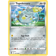 Reverse Holo Togedemaru 127/195 Common Silver Tempest Pokemon Card Single