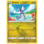 Reverse Holo Dratini 129/195 Common Silver Tempest Pokemon Card Single