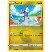 Dratini 129/195 Common Silver Tempest Pokemon Card Single