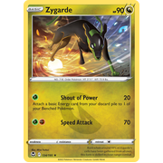 Reverse Holo Zygarde 134/195 Rare Silver Tempest Pokemon Card Single